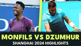 Gaël Monfils vs Damir Džumhur Match Highlights  | Shanghai 2024