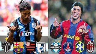 BEST GOAL BY RONALDINHO IN DIFFERENT TEAMS