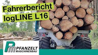 Pfanzelt logLINE Rückeanhänger L16 | Interview mit einem Forstunternehmer