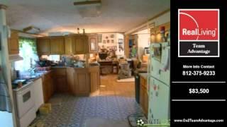 Homes For Sale Seymour IN $83500 2052-SqFt 4-Bdrms 2-Full Baths on 3.5 Acres