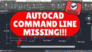 How To Show Command bar in AutoCAD (AutoCAD command line missing SOLVED)