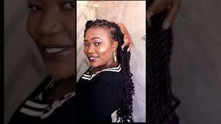 How to CURL braids | Hair ends #shorts