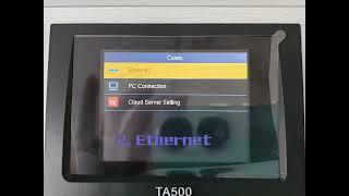 Fingertec Ta500 to Timetec Cloud setup at device