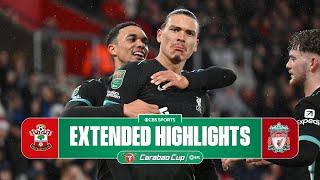 Southampton vs. Liverpool: Extended Highlights | Carabao Cup | CBS Sports Golazo