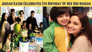 Juggan Kazim celebrates the 5th birthday of her son Hasan