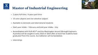 Industrial Engineering: Faculty of Engineering and Information Technology Deep Dive