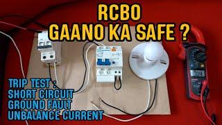 RCBO Trip Test | Gaano ka Safe ? Residual Current Circuit Breaker with Overload Protection