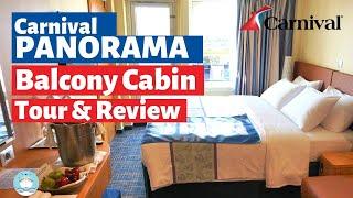 Carnival Panorama Balcony Cabin Tour & Review