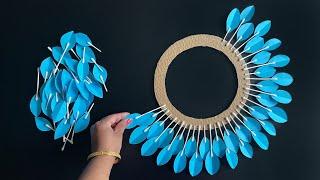 Beautiful Wall Hanging Using Cotton Earbuds and Paper / Paper Crafts For Home Decoration / DIY Decor