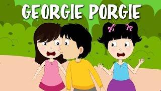 Georgie Porgie Pudding And Pie | Nursery Rhyme With Lyrics | English Rhymes For Kids