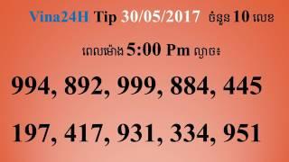 Prediction of Vina24h on 30/05/2017 at 5:00, ការទស្សយ៍ទាយឆ្នោតវៀតណាម ប្រចាំថ្ងៃ