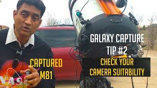 How to photograph Galaxies - Astrophotography Tip #2 Check Camera Suitability for your telescope