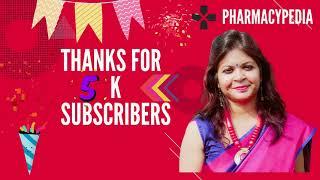 PHARMACYPEDIA is now a family of 5 K Subscribers | Thank you everyone for your Love and Motivation.