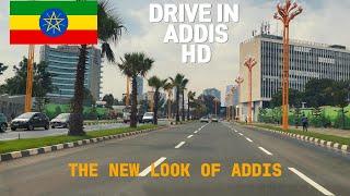 Driving in Addis Ababa with new look, HD Cam Jul 19/24 || Mexico Square - AU - IEC -  Sarbet Square