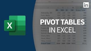 Excel Tutorial - Sorting data with pivot tables