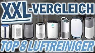 Die BESTEN LUFTREINIGER 2025 | XXL Luftreiniger Vergleich | Top 8 Luftreiniger Test 2024