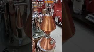 МИНИ-ШЛЕМ или ЛАМПА из меди для перегонки виски, бурбон, полугара и кальвадоса!