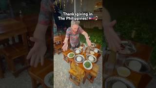 Thanksgiving in The Philippines! #philippines #filipinofood #travelvlog #travel #thanksgiving