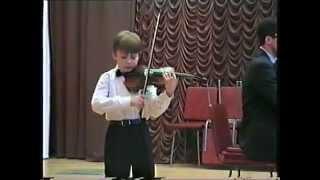 Берио. "Балетные сцены". Исполняет Коля Алтынов (9 лет).