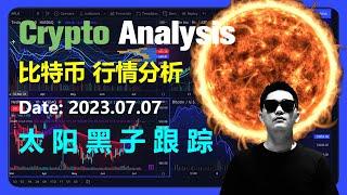 比特币行情分析2023.07.07 | 太阳黑子周期跟踪大盘