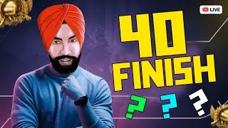 TARGET = 40 FINISH : BGMI LIVE | GTXPREET PUBG LIVE