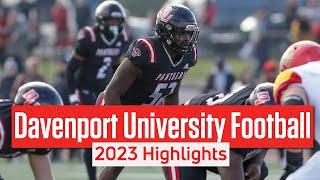 Davenport Football Highlights | 2023 GLIAC Football