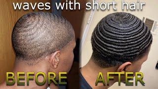 HOW TO GET WAVES WITH SHORT HAIR!