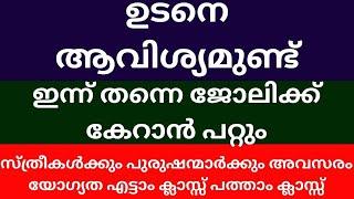 Job Vacancies 2024|2024 jobs in Kerala |Job vacancy Malayalam
