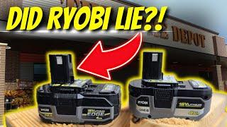 RYOBI 4AH EDGE VS 4AH HP BATTERY! THE TRUTH ABOUT THE RYOBI EDGE BATTERY At HOME DEPOT!