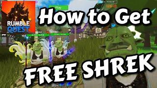 HOW TO GET OGRE BUNDLE FOR FREE ( SHREK ) | RUMBLE QUEST ROBLOX