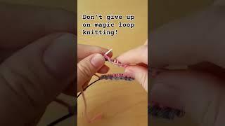 Magic loop knitting tutorial #knitting #magicloop #knittingtutorials #beginnerknitting