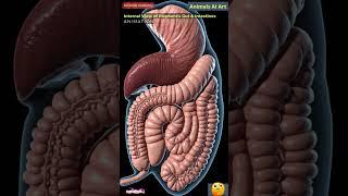 Internal View of Elephant's Digestive System Animation | Animals AI Art | 48