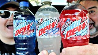 MTN DEW Liberty Chill, Star Spangled Splash and Freedom Fusion Review