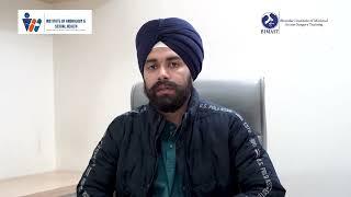 Dr. Gurpremjit Singh | Testimonial |  FELLOWSHIP IN ANDROLOGY & MEN'S HEALTH