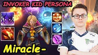 Miracle- KID INVOKER PERSONA Acolyte of the Lost Arts set Insane Combo Dota 2 7.22 Gameplay