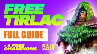 ️ How to get FREE Tirlac Raid?️Shadowbow Tirlac Raid Shadow Legends Build & Masteries