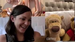 Kels Bday Cameo Reaction Tigger&Pooh