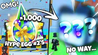 I OPENED 1,000 HYPE EGG #2 & I Got INSANELY LUCKY...| Pet Simulator 99