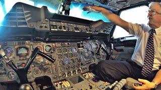 British Airways Concorde - Detailed Cockpit Tour - Cockpit Visit at Manchester Airport