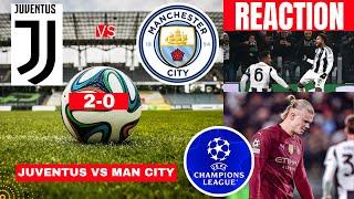 Juventus vs Man City 2-0 Live Stream Champions league Football UCL Match Score Highlights Vivo FC