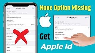 iphone country change none option not showing | fix none option not available apple id