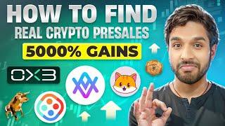 how to find real crypto presales 2024