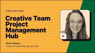 Creative team project management hub template | Coda on Coda