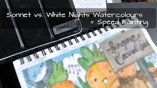 Comparison:  Sonnet vs. White Nights  + Speed Painting