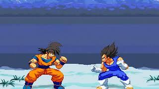 Mugen Sprite Animation  Goku vs Vegeta