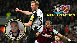 Absolute DISASTER As WASTEFUL Toon No Show 2nd Half!! Newcastle 0-2 West Ham