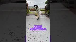 Warm up with Wonberry Bat #cricket #viral #shorts #youtube #trending #tiktok