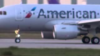 Airbus A319 Sharklets American Airlines - First Flight N3014R, Landing at (XFW) Hamburg-Finkenwerder
