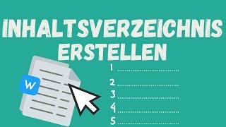 Inhaltsverzeichnis in Word erstellen - kurz und einfach erklärt