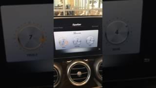 Mercedes-Benz equalizer and surround sound settings